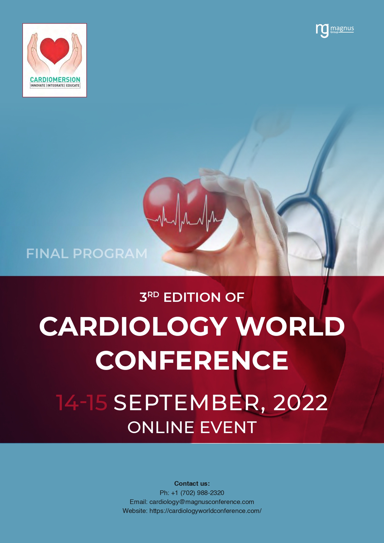 3rd Edition of Cardiology World Conference | Online Event Program
